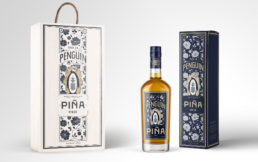 Penguin Piña Pisco Box Set and Bottle